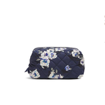 Vera Bradley Vera Bradley Performance Twill Large Cosmetic Blooms and Branches Navy