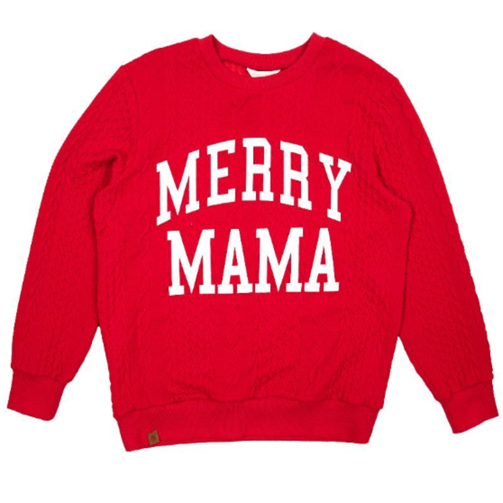 Simply Southern Simply Southern Braid Sweater Merry Mama