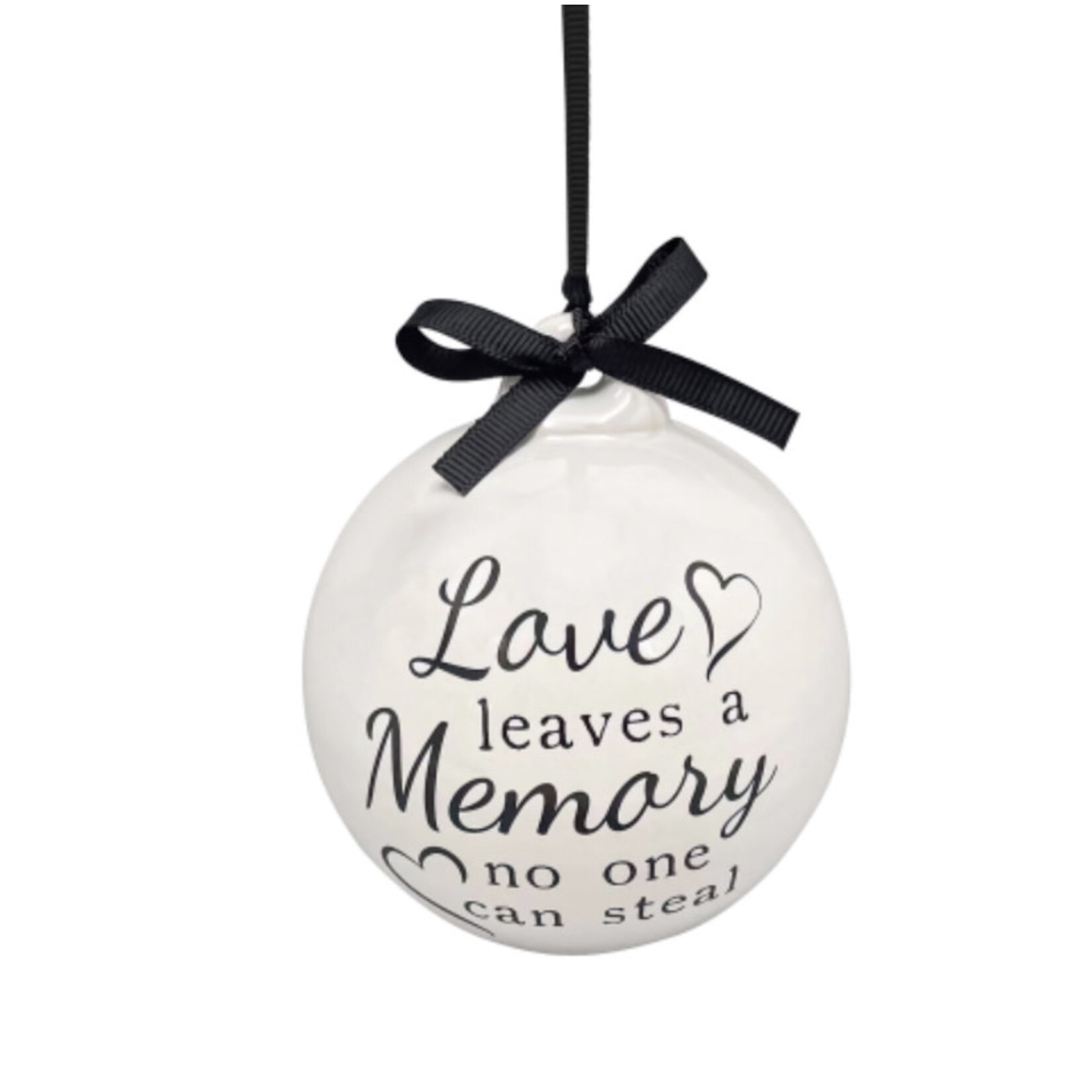 Evergreen Remembrance Ornament Love Leaves a Memory