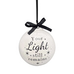 Evergreen Remembrance Ornament Your Light Still Remains