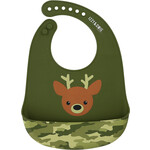 Pavilion Silicone Catch All Bib Woodland Green Camo