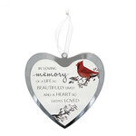 Pavilion In Loving Memory Mirrored Glass Ornament