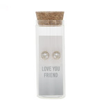 Pavilion Love You Friend Earrings