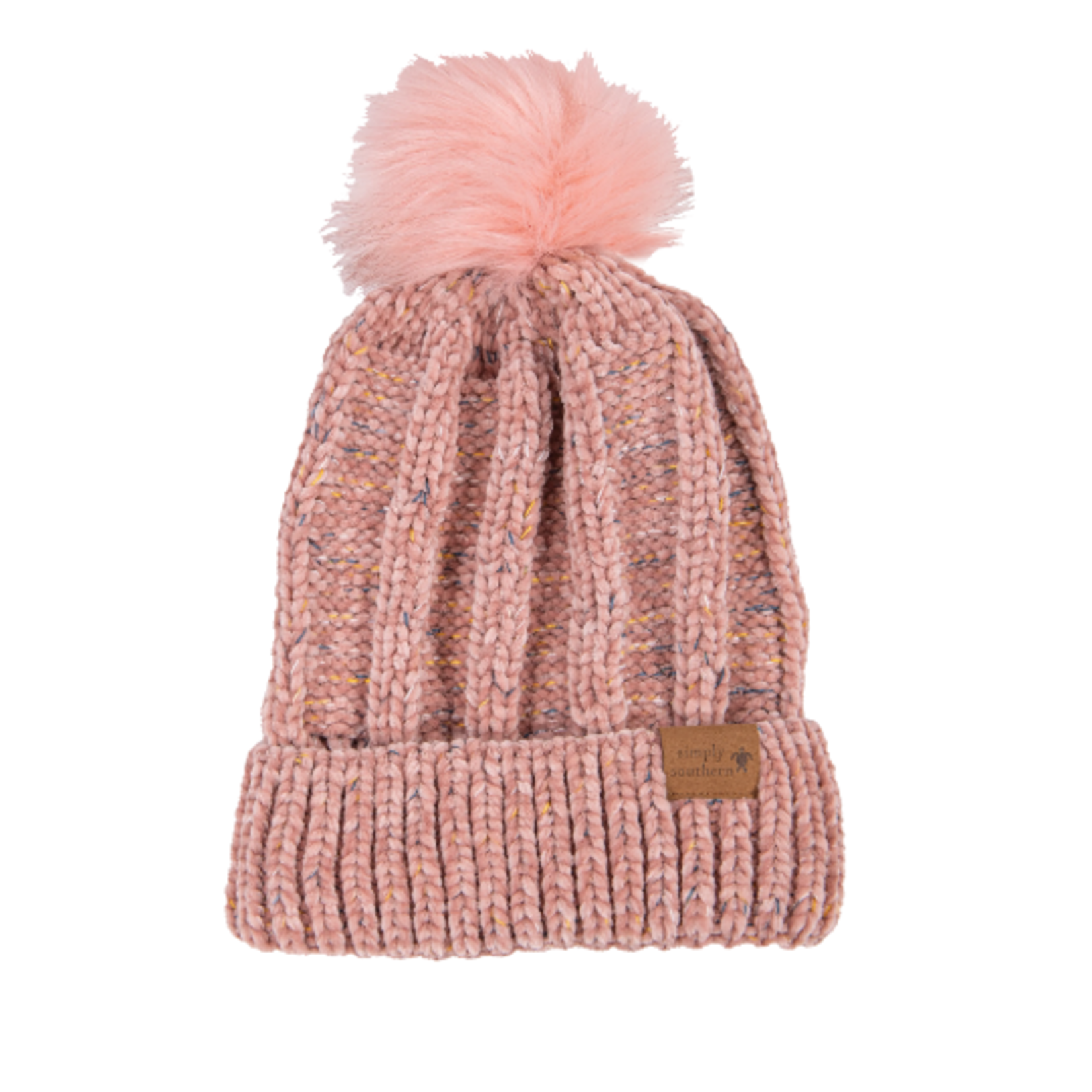 Simply Southern Simply Southern Chenille Beanie Pink