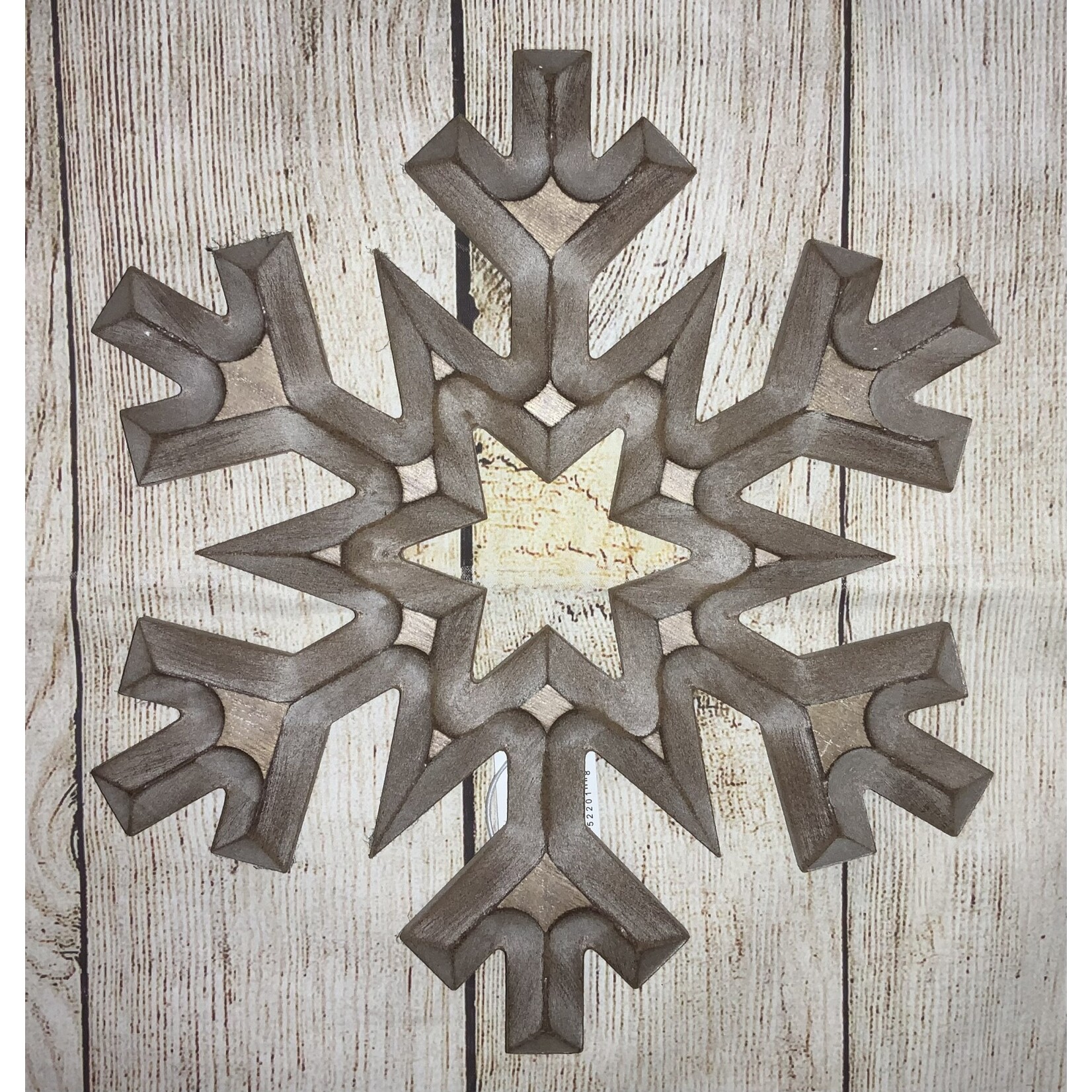 Midwest CBK Wooden Snowflake Wall Decor Small