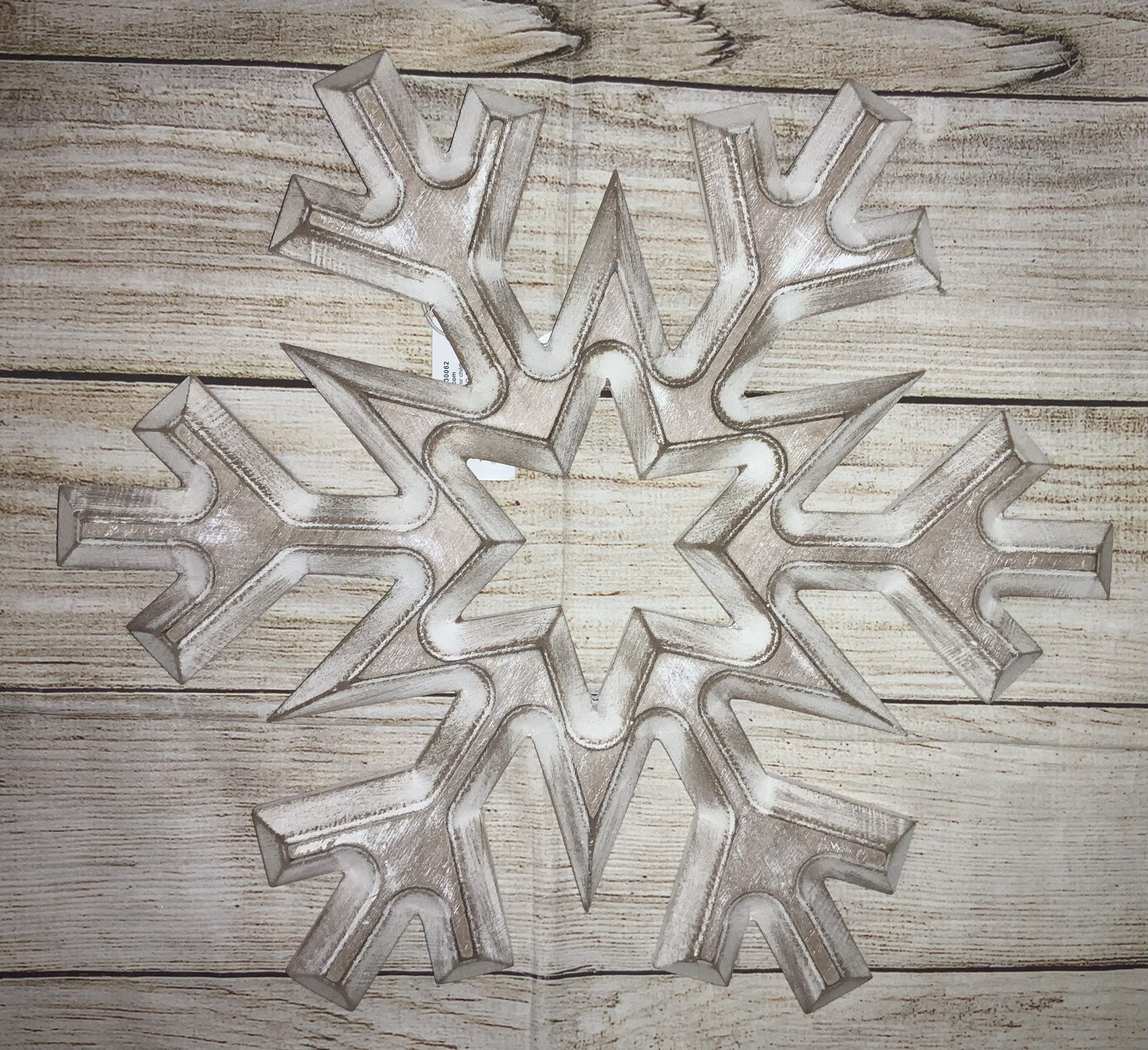 Wooden Snowflake Wall Decor Large A Gathering Place