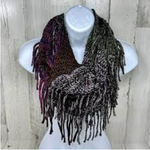 Mirabeau Mirabeau Coldwater River Multi Color Infinity Scarf with Fringe