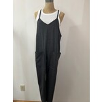 Elloh Elloh French Terry Jogger Fit Overall Jumper Charcoal