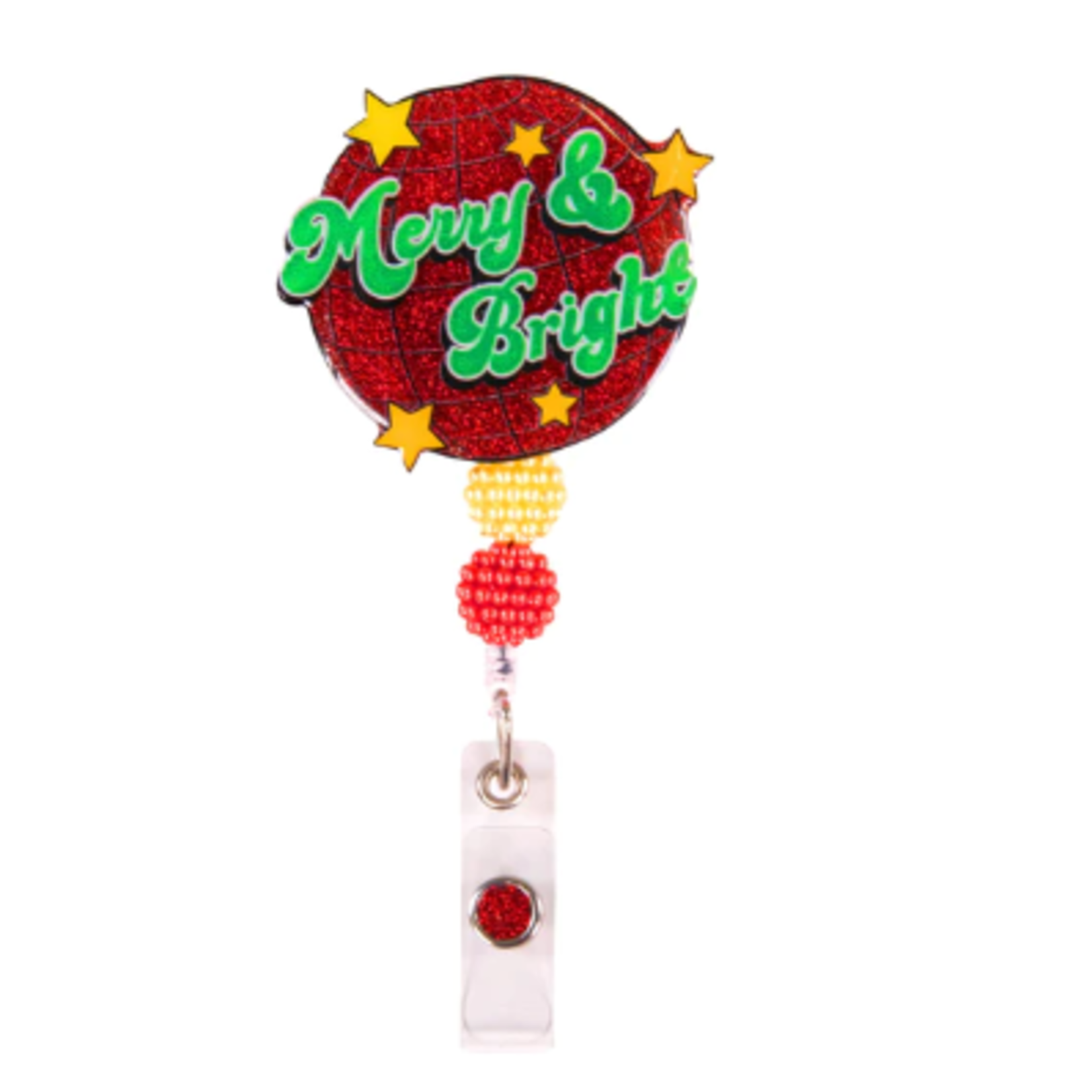 Simply Southern Simply Southern Badge Reel Holiday Merry