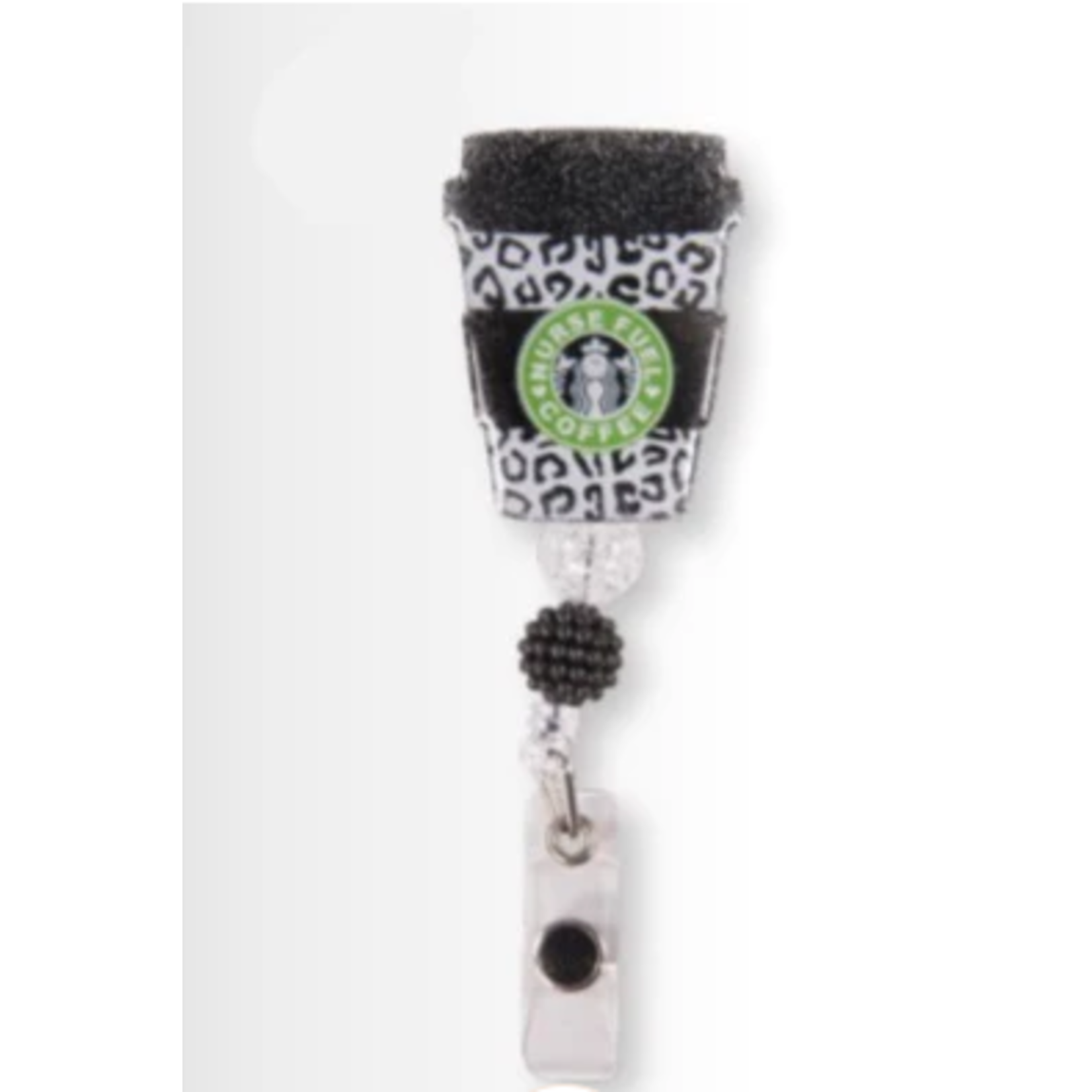 Simply Southern Simply Southern Badge Reel Black Leopard