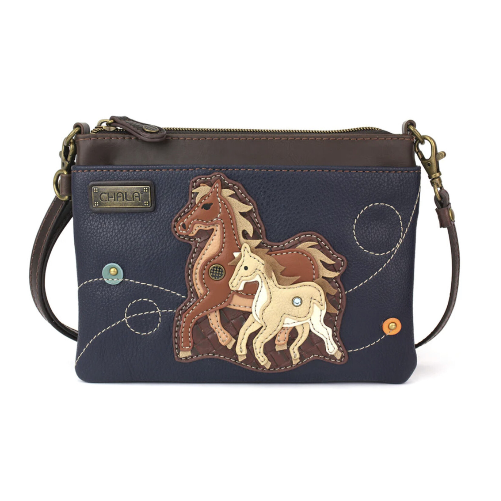Chala Chala 826 Mini Crossbody Horse Family