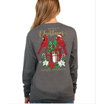Simply Southern Simply Southern Long Sleeve Cardinal Charcoal