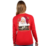 Simply Southern Simply Southern Long Sleeve Believe Red