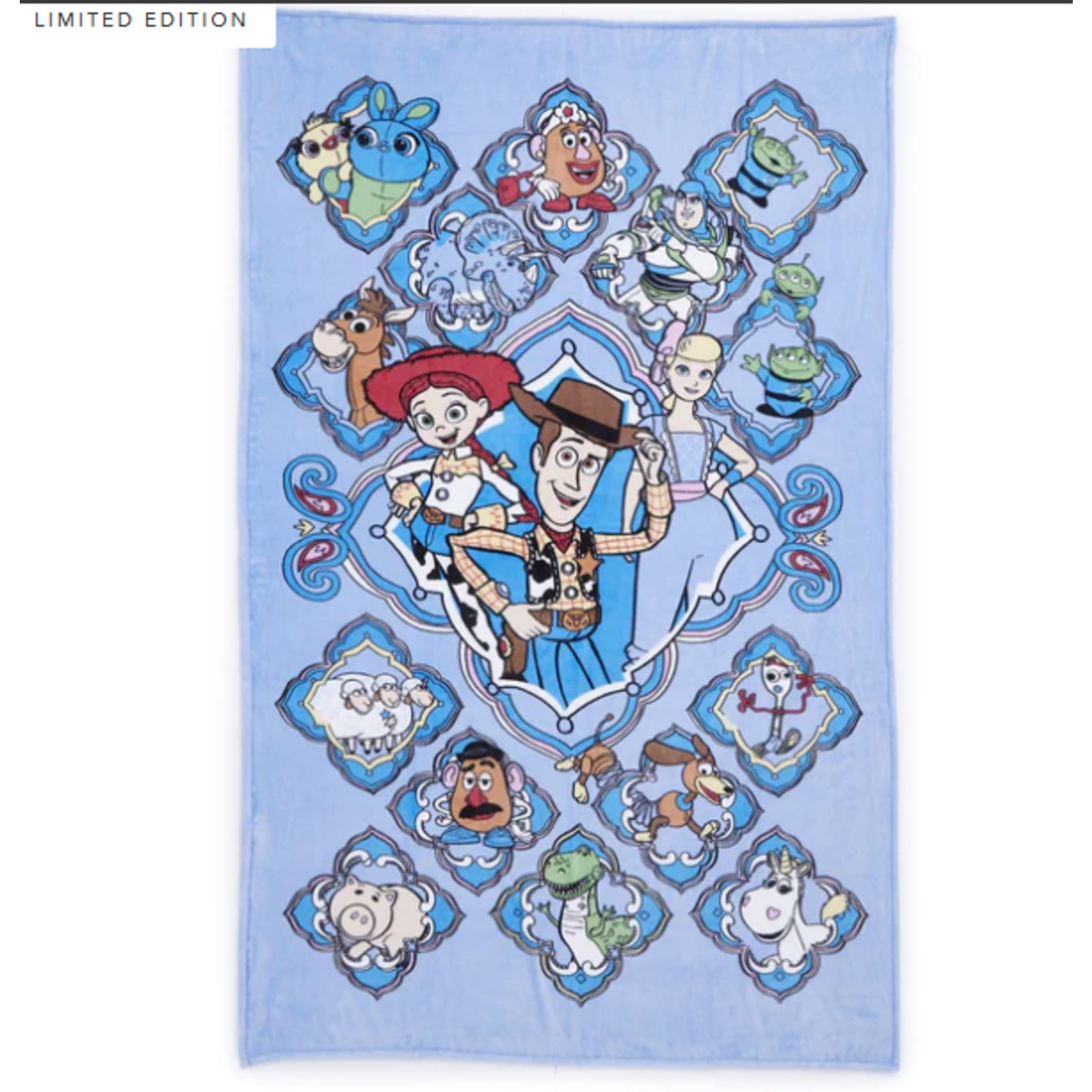 Vera Bradley Vera Bradley Plush Throw Blanket Toy Story Toy Chest