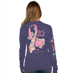 Simply Southern Simply Southern Long Sleeve Think Pink Denim