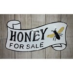 Ganz Honey For Sale Enamel Sign