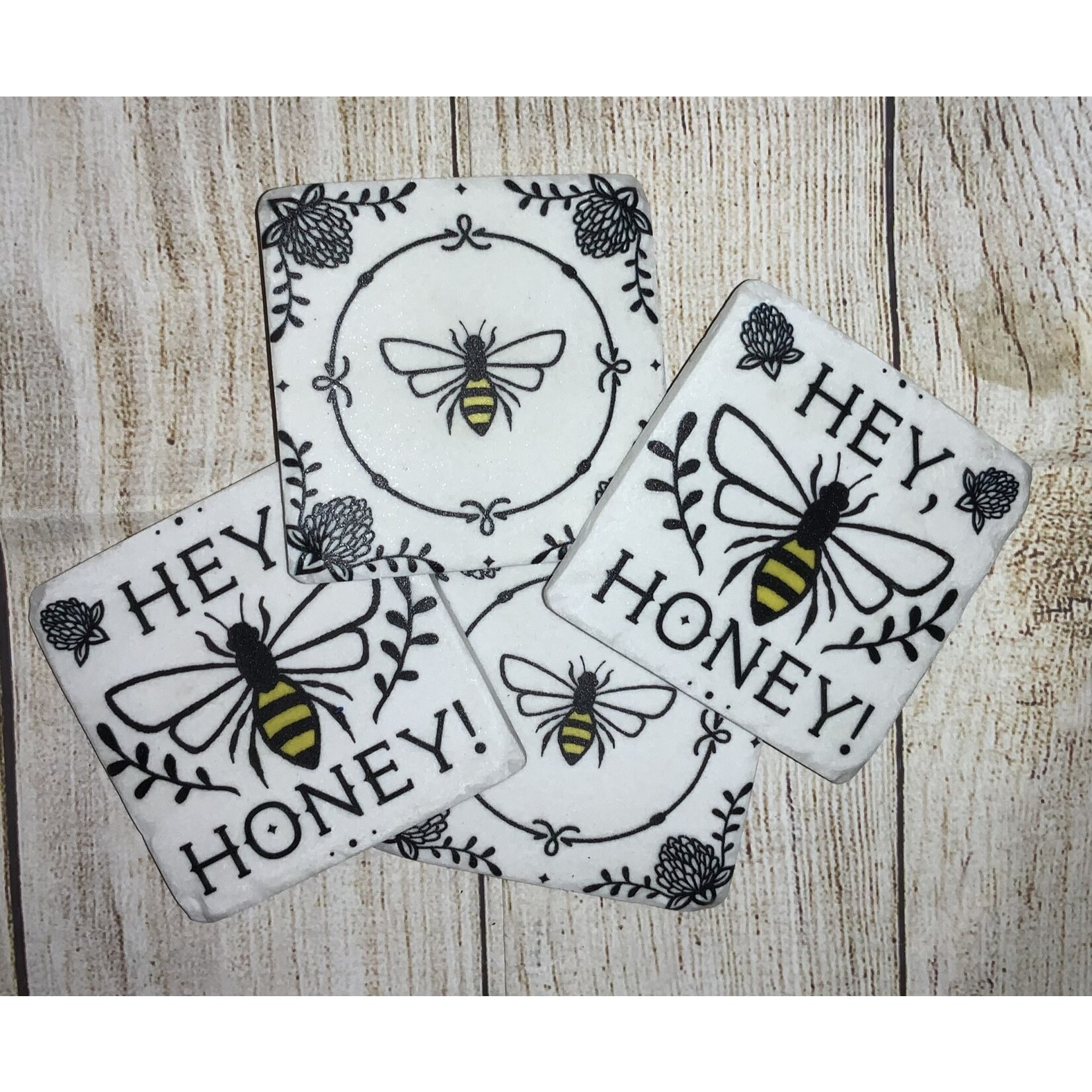 Ganz Honey Bee Coaster Set