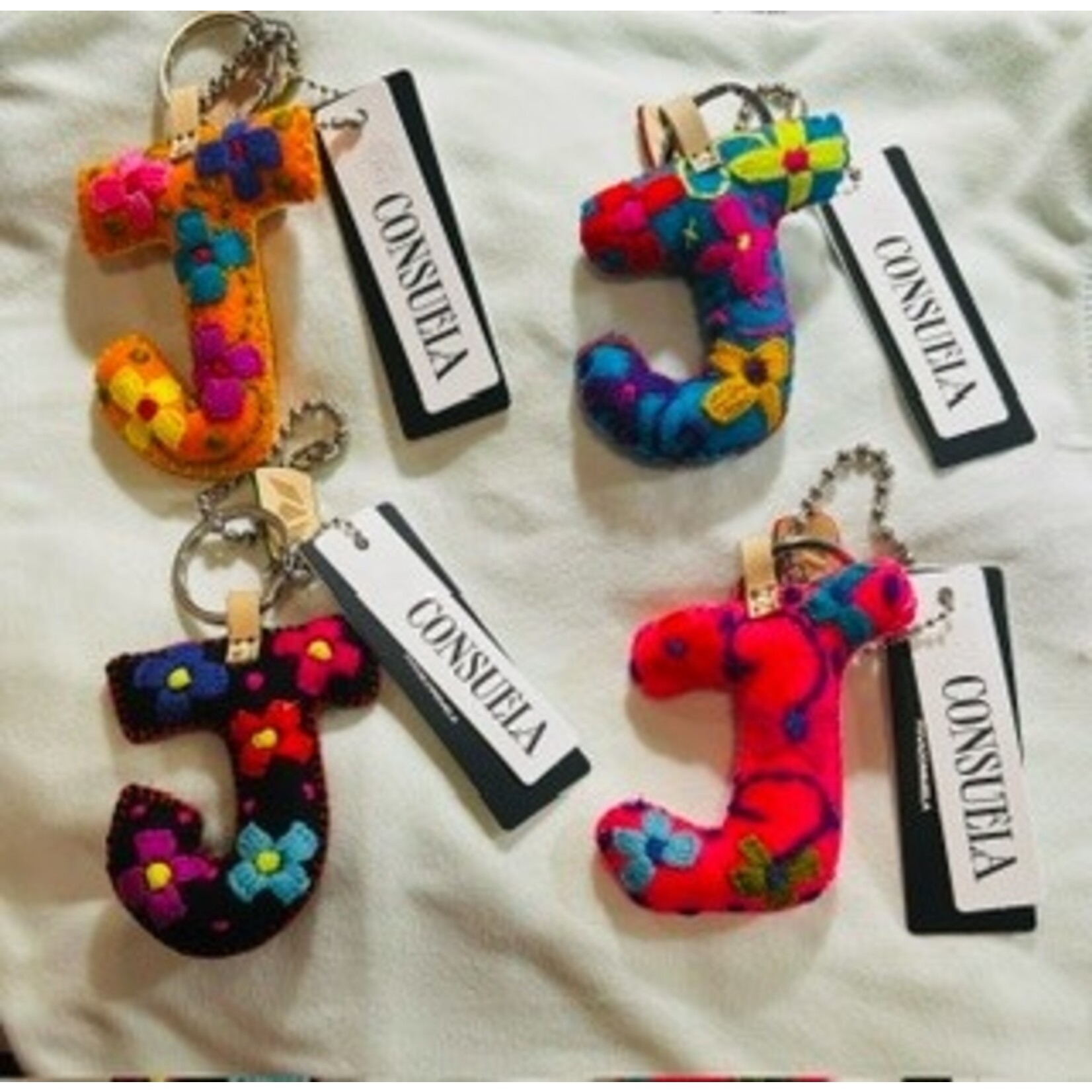 Consuela Consuela Felt Charm "J"