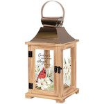 Carson Cardinals Appear Wooden Lantern