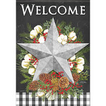 Carson Farmhouse Christmas Glittertrends Garden Flag