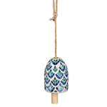 Evergreen Teal Mosaic Bell Chime