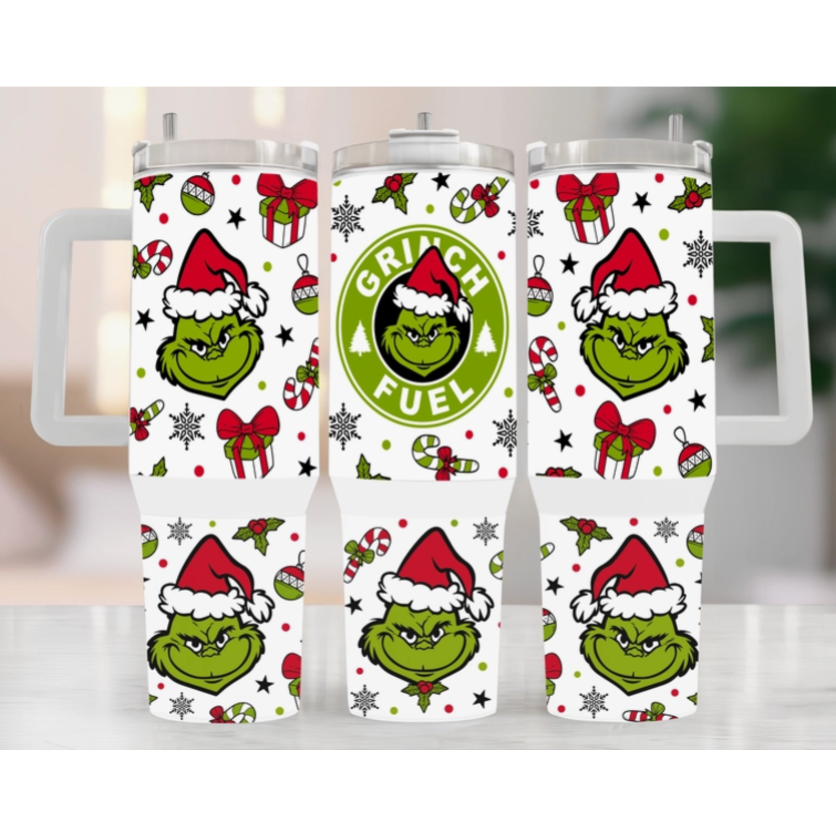 Southern Backroad Tees Southern Backroad Tees Grinch Fuel 40oz Tumbler