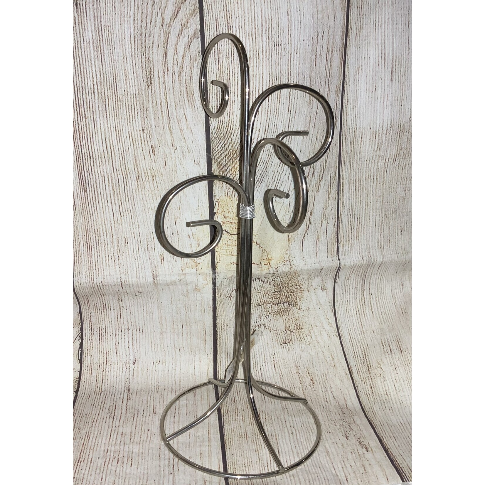 Ganz Kissing Krystal Silver Ornament Stand