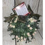 Ganz Kissing Krystal Mistletoe Ball White