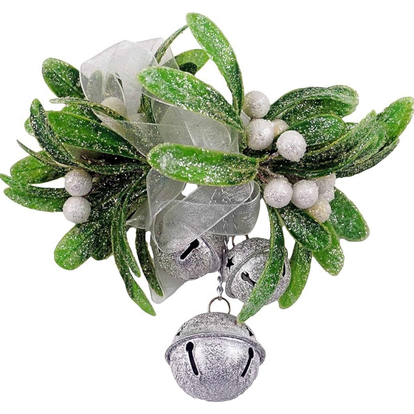Gerson Silver Bell Mistletoe Hanging