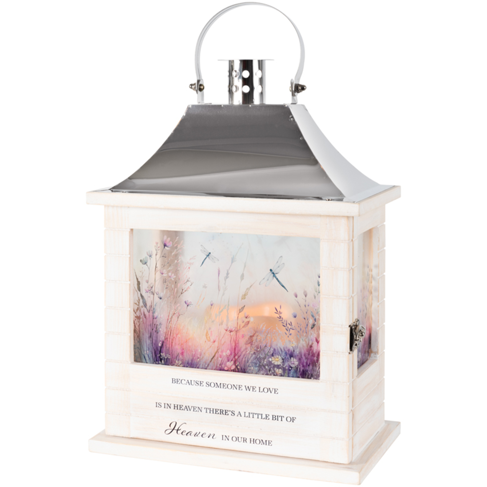 Carson Heaven in Our Home Wood Slat Lantern