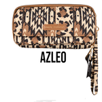 Simply Southern Simply Southern Quilted Phone Crossbody Wristlet Aztec Leopard