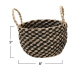 Creative Co-op Hand Woven Sea Grass Basket Large
