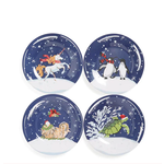 Vera Bradley Vera Bradley Appetizer Plate Set of 4 Winter Melody