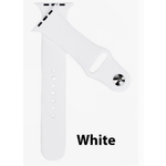 ShopTrendsNow Silicone Apple Watch Band #4 White 42/44/45mm