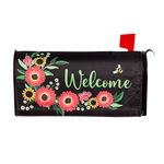 Evergreen Welcome Wreath Mailbox Cover