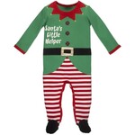 Ganz Ganz Baby Santa’s Little Helper Footed Elf Romper 3-9 Months