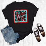Rebel Rose Rebel Rose Marquee Lights Love T-Shirt Black