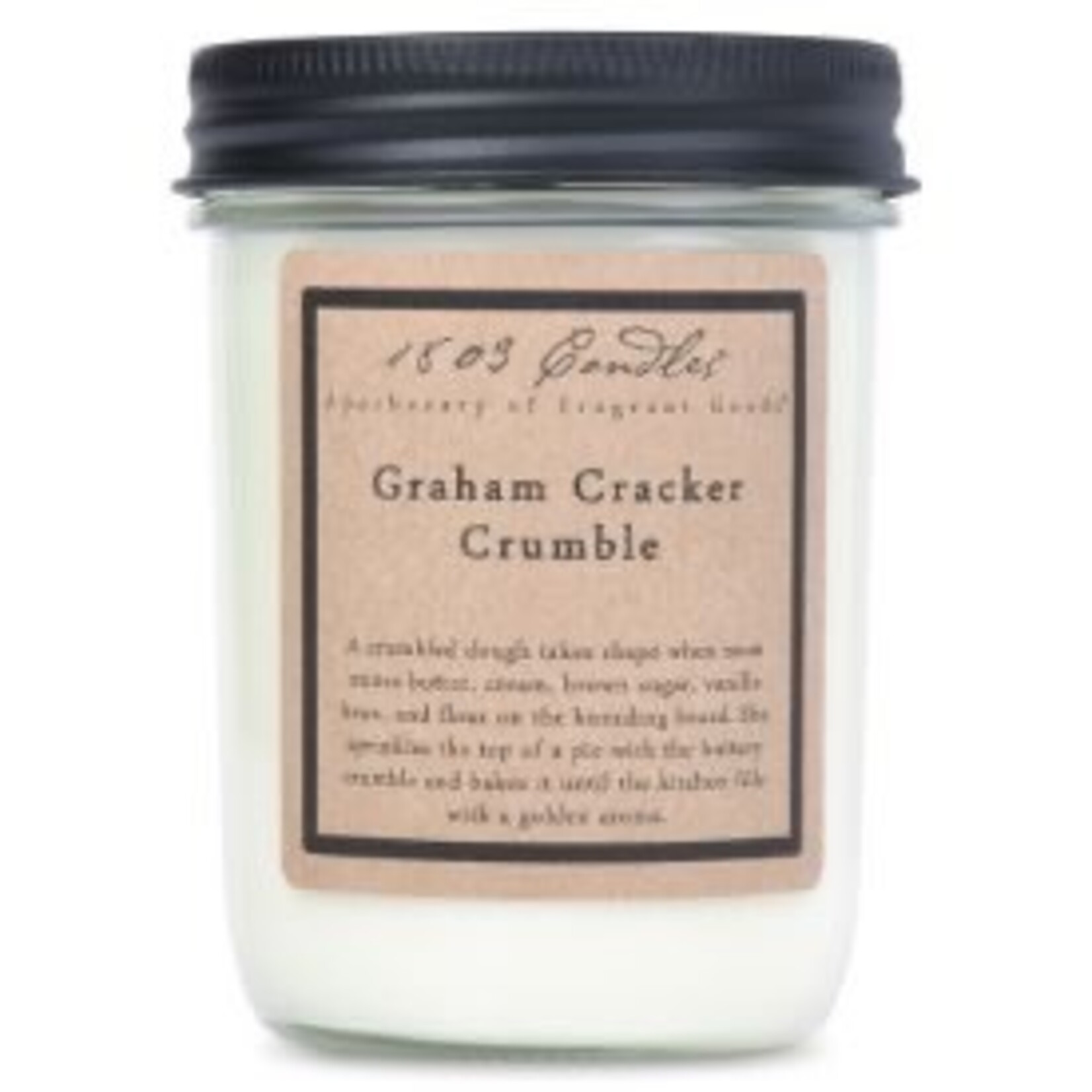 1803 1803 Graham Cracker Crumble Soy Jar Candle