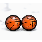 Daydreamer Designs Basketball Stud 12mm Earrings