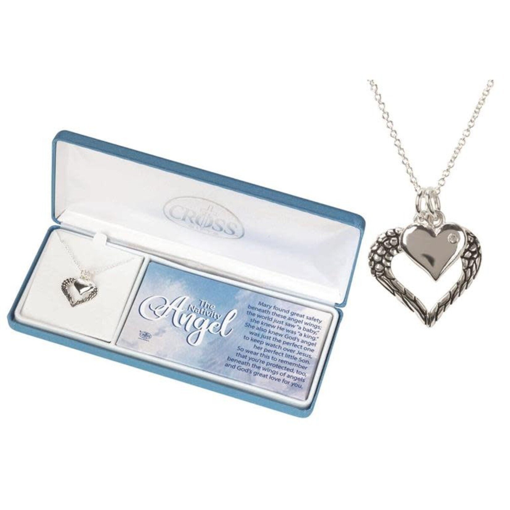 Dicksons Angel Wing Heart Necklace