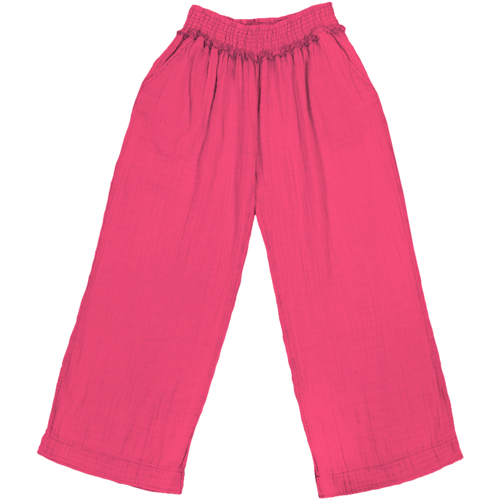 Simply Southern Simply Southern Gauze Pant Hot Pink