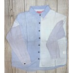 Simply Southern Simply Southern Gauze Button Down Color Block Mint