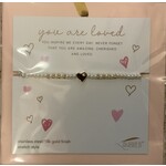 Alexa’s Angels Alexa’s Angels You Are Loved Gold Heart Bracelet