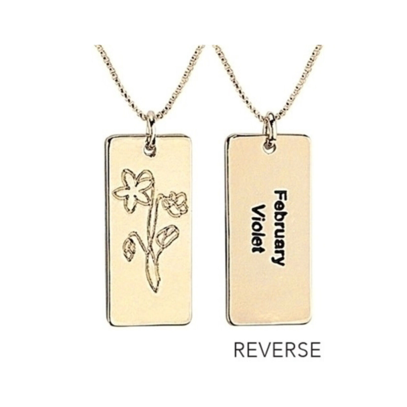 Alexa’s Angels Alexa’s Angels Birth Flower Necklace February