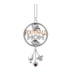 Ganz Ganz Football Mom Car Charm