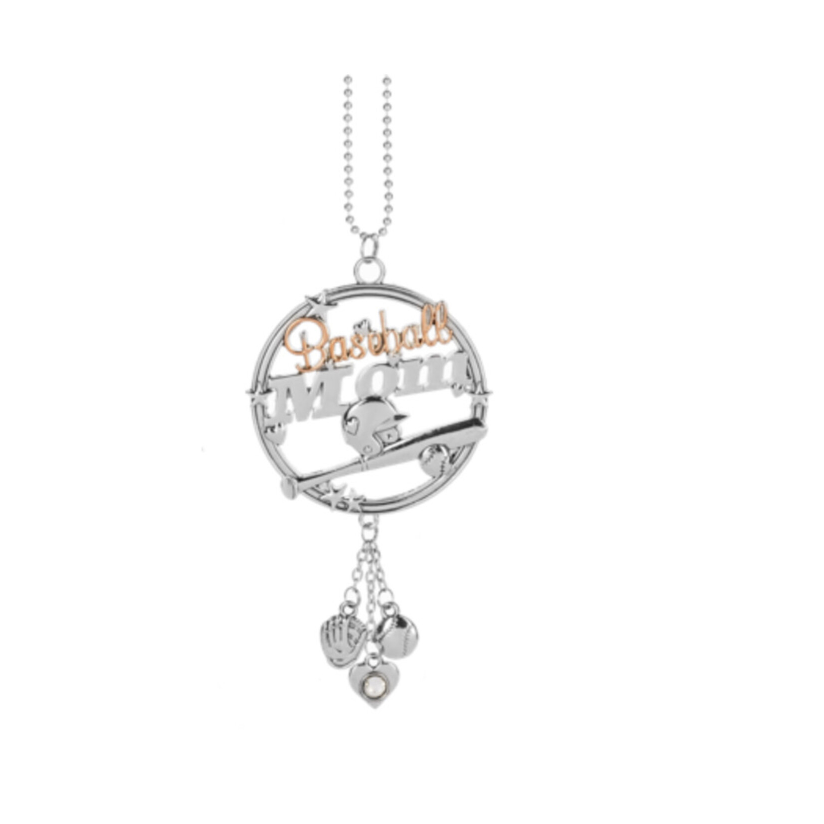 Ganz Ganz Baseball Mom Car Charm