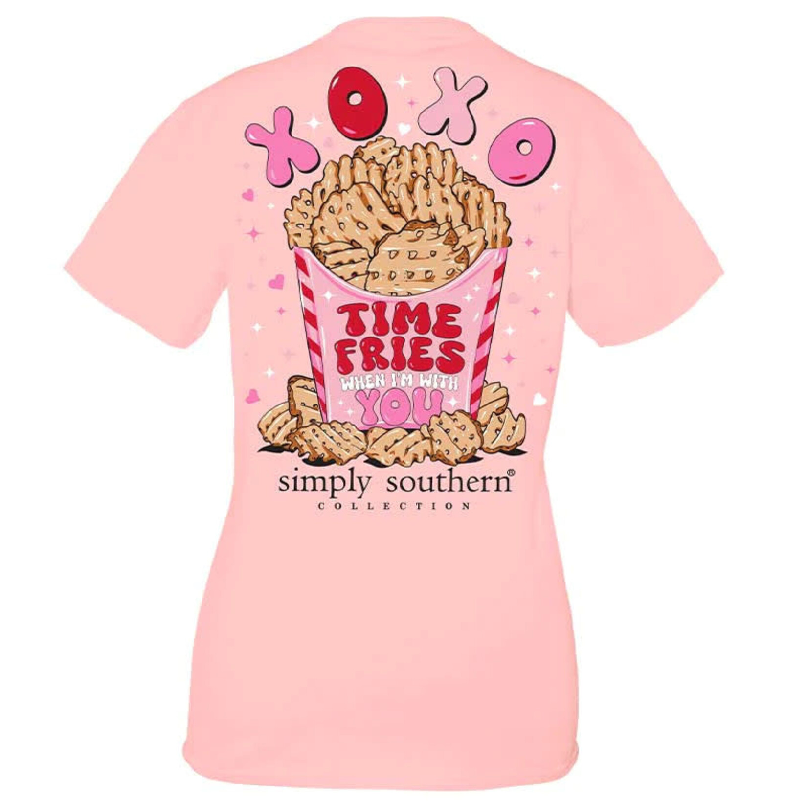 Simply Southern Simply Southern XOFRIES Lotus T-Shirt