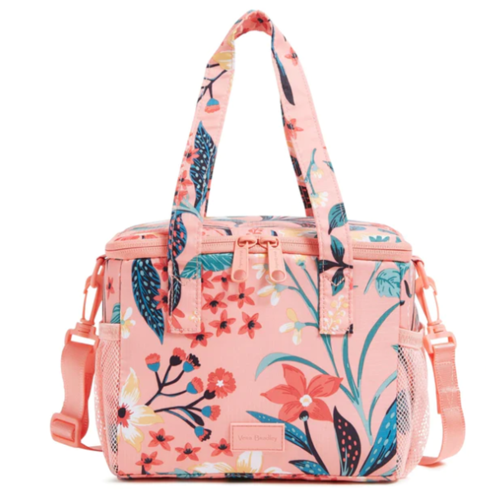 Vera Bradley Vera Bradley Ripstop Lunch Cooler Paradise Bright Coral