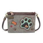 Chala Chala Mini Crossbody Paw Print Stone Grey 826