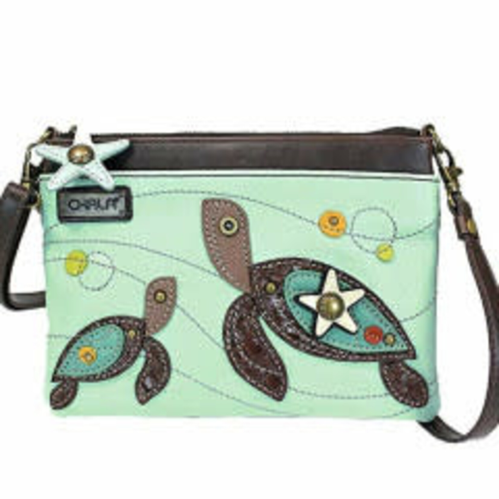 Chala Chala Mini Crossbody Turtle Light Blue 826